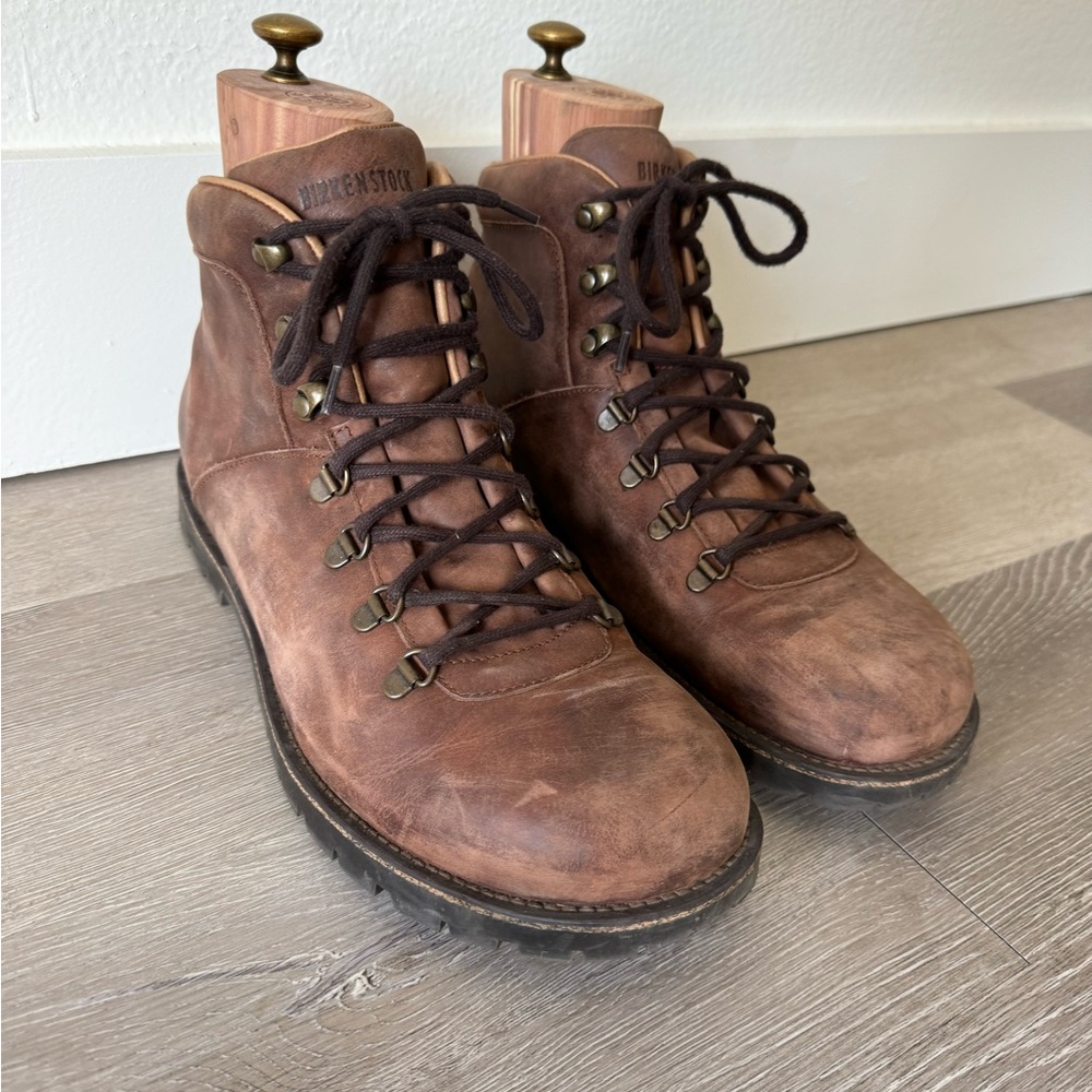 Men’s Birkenstock Jackson boots, dark brown, size 46